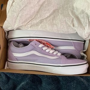 Purple old skool vans